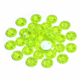 Electric Neon Jonquil XIRIUS Round Shape High Quality Glass Sew-on Rhinestones WholesaleRhinestone